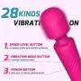 NiuNiu Premium Personal Wand Massager with 20 Vibrations & 7 Speeds, Whisper Quite - Magnetic USB Rechargeable & Waterproof- Perfect for Muscle Tension, Back, Neck Relief, Soreness, Recovery - Pink NiuNiu Premium Personal Wand Massager with 20 Vibrations & 7 Speeds, Whisper Quite - Magnetic USB Rechargeable & Waterproof- Perfect for Muscle Tension, Back, Neck Relief, Soreness, Recovery - Pink