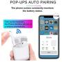 【Mini PRO 4】 Wireless Earbuds, Bluetooth 5.0 Headphones TWS Stereo Touch Control Earphones with Wireless Charging Case Mini Car Built-in Mic Headset，Compatible for iPhone/Android（2020 New Earbuds）