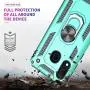 LeYi Samsung Galaxy A20/ A30 Case (Not Fit A20S) with Tempered Glass Screen Protector, [Military Grade] Magnetic Car Mount Kickstand Defender Protective Cover Phone Case for Samsung A20/ A30, Mint