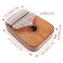 Kalimba 17 Keys Thumb Piano Mahogany with Pickup and Carrying Case for Beginners Kids Professional, Rounded Edges, by Vangoa