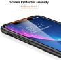 TORRAS Slim Fit iPhone XR Case, Ultra-Thin Hard Plastic Full Protective Cover with Matte Finish Grip Phone Case for iPhone XR 6.1 inch (2018), Space Black