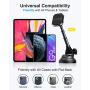 VANMASS 2020 Industry-Leading Zinc Alloy Universal Magnetic Car Mount with 6 Powerful Magnet, Long Telescopic Arm, Enhanced Gel Suction Cup, Dash Windshield Vent Phone Holder for All Phone&Tablet