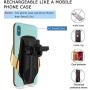 Wireless Charger Car Qi Touch Sensing Mount Kit Phone Stand Automatic Retractable Clip Fast Charging Holder Compatible with iPhone Xs Max/XR/X/11/11 Pro/8/8Plus Samsung S10/S10+/S9/S9+/S8/S8+（Gold