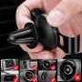 Gravity Car Phone Mount, iVoler Hands Free Auto Lock One Handed Air Vent Cradle Auto Release Cell Phone Holder One-Handed Design Compatible iPhone Xs MAX X 8 7 6 Plus Samsung S9 S8 S7 Note Black