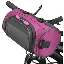 Lixada Bike Handlebar Bag,Waterproof Bike Basket Bicycle Front Storage Bag with Transparent Pouch Touch Screen and Removable Shoulder Strap for Road Bikes, Mountain Bikes and Motorcycles