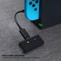 TOKSEL Bluetooth Adapter for Nintendo Switch/Switch Lite PS4 PC, Dual Stream USB C Audio Transmitter Adapter with Low Latency, in-Game Voice Chat Compatible with AirPods PS4 Bose Sony