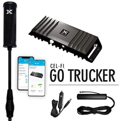 Cel-Fi GO Trucker | Mobile Cellular Signal Booster for Trucks, Semis and Long Distance Driving | Approved for use on All Major US Carriers Cel-Fi GO Trucker | Mobile Cellular Signal Booster for Trucks, Semis and Long Distance Driving | Approved for use on All Major US Carriers