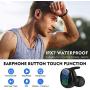 DuoTen Wireless Earbuds, IPX7 Waterproof Earbuds Bluetooth 5.0 Headphones 150 Hours Playtime, TWS Stereo Sound Wireless Earphones with 3000mAh Charging Case LCD Display CVC8.0