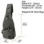 TOPEIUS Sling Bag, Mini Sling Backpack,Canvas Crossbody Shoulder Backpack,Travel Hiking Daypack for Men or Women TOPEIUS Sling Bag, Mini Sling Backpack,Canvas Crossbody Shoulder Backpack,Travel Hiking Daypack for Men or Women