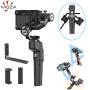 Moza Mini-P 3-axis Gimbal Stabilizer for Smartphones Action Cameras Compact Cameras & Light Mirrorless Cameras, 900g/1.98 lbs Max Payload 12H Runtime Horizontal/Vertical Shooting Modes Camera Control
