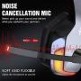 BENGOO V-4 Gaming Headset for Xbox One, PS4, PC, Controller, Noise Cancelling Over Ear Headphones Mic, LED Light Bass Surround Soft Memory Earmuffs for Computer Laptop Mac Nintendo Switch -Red