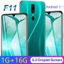 happyYE 2020 New Unlocked Smartphone, 6.3 Inch Ultrathin Dual SIM Cell Phone- Android 6.1 Quad-Core 1G+16G GSM 3G WiFi Unlocked Mobile Phone (Green)