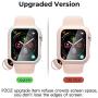 pzoz Compatible Apple Watch Series 2 / Series 3 Case with Screen Protector 42mm Accessories Slim Guard Thin Bumper Full Coverage Matte Hard Cover Defense Edge for Women Men New Gen GPS iWatch (Pink)