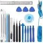 Zacro 21 in 1 Opening Pry Tool Kit with Spudgers and Anti-Static Wrist Strap,Professional Repair Tool Kits for Mobile Phone Zacro 21 in 1 Opening Pry Tool Kit with Spudgers and Anti-Static Wrist Strap,Professional Repair Tool Kits for Mobile Phone
