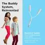 LilGadgets BestBuds Volume Limited in-Ear Headphones with Mic for Children/Kids (Includes Travel case and Splitter)