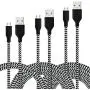 Fasgear Micro USB Cables, 3 Pack-3ft,6ft,10ft Quick Charge USB 2.0 to Micro USB Charger Braided Compatible for Galaxy S7 Edge S6, HTC, LG, Android Smartphone, PS4, Fire Kindle and More (Black) Fasgear Micro USB Cables, 3 Pack-3ft,6ft,10ft Quick Charge USB 2.0 to Micro USB Charger Braided Compatible for Galaxy S7 Edge S6, HTC, LG, Android Smartphone, PS4, Fire Kindle and More (Black)