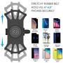 Detachable Bike Phone Mount, 360° Rotatable Bicycle & Motorcycle Handlebar Cell Phone Holder Universal fit for iPhone Xs Max XR X 6S 6 7 8 Plus, Galaxy S9 S10 S10e Note 9, Other 4-6.5" Phones Cycling