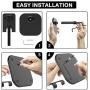 Cell Phone Stand,Phone Holder for Desk Adjustable Tablet Stand Compatible with iPhone and All Smartphone (Black)