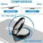 Rngeo Finger Ring Stand & Magnetic Mount Set, Pack of 4 Universal Thin 360 Degree Rotation Phone Rings & Air Vent Cell Phone Holder for Car, Compatible with All iPhone & Android Smartphones Rngeo Finger Ring Stand & Magnetic Mount Set, Pack of 4 Universal Thin 360 Degree Rotation Phone Rings & Air Vent Cell Phone Holder for Car, Compatible with All iPhone & Android Smartphones