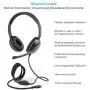 Cyber Acoustics 3.5mm Stereo Headset with Headphones and Noise Cancelling Microphone for PCs, Tablets, and Cell Phones in The Office, Classroom or Home (AC-5002A) Cyber Acoustics 3.5mm Stereo Headset with Headphones and Noise Cancelling Microphone for PCs, Tablets, and Cell Phones in The Office, Classroom or Home (AC-5002A)