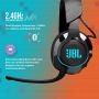 JBL Quantum 800 - Wireless Over-Ear Performance Gaming Headset with Active Noise Cancelling and Bluetooth 5.0 - Black