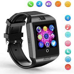 Smart Watch,Smartwatch for Android Phones, Smart Watches Touchscreen with Camera Bluetooth Watch Phone with SIM Card Slot Watch Cell Phone Compatible Android Samsung iOS Phone XS X8 7 10 11 Men Women