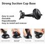 LEWOTE Universal Car Phone Mount[Dashboard/Windshield/Air Vent Cell Phone Holder 3in1][Strong Suction Cup][Gift 2Pcs Collapsible Grip]