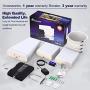 SolidRF Cell Phone Booster for Home Dual Interior Antennas Office Multiroom Up to 8, 000 sq ft | Verizon, AT&T, T-Mobile, Sprint & More Signal Plus Cell Signal Booster Kit