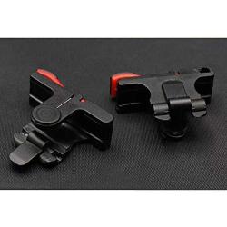 XIUHU 1 Pair PUBG Moible Controller Gamepad Trigger PUGB Mobile Game-Pad Grip L1R1 Joystick for iPhone Android Phone Apple TV Gaming Trigger Black red