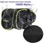 Ryhpez Bike Saddle Bag, Bicycle Bag Back Seat Pouch Mountain Bike Pocket Pack Waterproof Strap-on Seat Bag for Outdoor Night Safety Ride, Convenient with Reflective Stripes - Green Ryhpez Bike Saddle Bag, Bicycle Bag Back Seat Pouch Mountain Bike Pocket Pack Waterproof Strap-on Seat Bag for Outdoor Night Safety Ride, Convenient with Reflective Stripes - Green