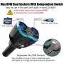 USB C Car Charger, Cigarette Lighter Splitter Adapter 2 Socket Type C Multi Power Outlet 12V/24V 80W DC with LED Voltmeter Switch 5.8A Dual USB Port for Mobile Cell Phone GPS Dash Cam USB C Car Charger, Cigarette Lighter Splitter Adapter 2 Socket Type C Multi Power Outlet 12V/24V 80W DC with LED Voltmeter Switch 5.8A Dual USB Port for Mobile Cell Phone GPS Dash Cam
