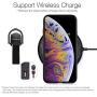 Cell Phone Grip,Universal Finger Strap Loop with Stand for Smart Phones,Support Magnetic Car Mount & Wireless Charging(Silver)
