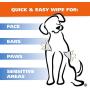 Wahl Pet Refresh Cleaning Wipes for All Dog Breeds - Use on Ears, Nose, Paws, Bottom, & Sensitive Areas - 50 Wipes