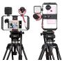 Smartphone U Rig Pro Video Rig, Video Stabilizer w 1/4 inch Screw Triple Cold Shoe Mount Compatible for iPhone –Android Vlogging Used On Microphone Video Light Smartphone U Rig Pro Video Rig, Video Stabilizer w 1/4 inch Screw Triple Cold Shoe Mount Compatible for iPhone –Android Vlogging Used On Microphone Video Light