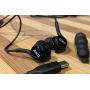 ElloGear 2020 Earbuds Stereo Headphones for Samsung Galaxy Note 10, Note 10+, Galaxy S10, S9 Plus, S10e - Designed by AKG - Braided Cable with Microphone and Volume Remote Type-C Connector - Black