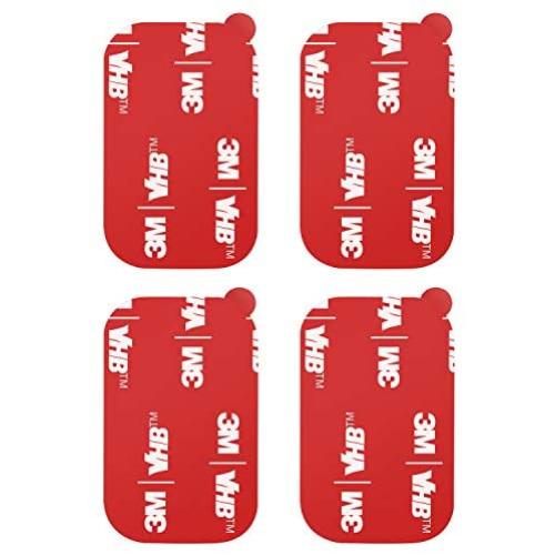 3M VHB Sticky Adhesive Pads Replacement Mounting Tape 4 PCS,APPS2Car Dashboard Sticker Pads for Magnetic Phone Car Mount,Car Mount Adhesive,Double Sided 3M Adhesive Pads,Car Mount Sticker Tapes
