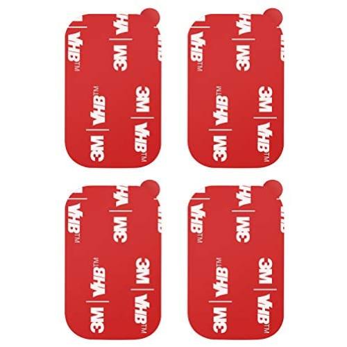 3M VHB Sticky Adhesive Pads Replacement Mounting Tape 4 PCS,APPS2Car Dashboard Sticker Pads for Magnetic Phone Car Mount,Car Mount Adhesive,Double Sided 3M Adhesive Pads,Car Mount Sticker Tapes