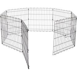 AmazonBasics Foldable Metal Pet Exercise and Playpen