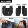 SGODDE Compact Binoculars for Adult Kids 10x25 Waterproof Binocular Weak Light Night Vision Folding High Powered Clear Binoculars Lightweight Bird Watching