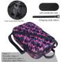 HIJIAO Hard Travel Case for Oculus Quest VR Gaming Headset and Controllers Accessories Waterproof Shockproof Carring case (Purple)