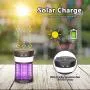 Bug Zapper Solar Powered, Electric Mosquito Zappers Killer, Anysun Portable Camping Lantern with SOS Emergency Light, Rechargeable Insect Fly Pest Attractant Trap for Outdoor Indoor Patio Backyard Bug Zapper Solar Powered, Electric Mosquito Zappers Killer, Anysun Portable Camping Lantern with SOS Emergency Light, Rechargeable Insect Fly Pest Attractant Trap for Outdoor Indoor Patio Backyard
