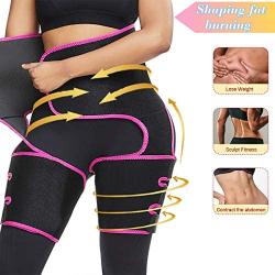 FancyWolf 3 in 1 High Waist Trimmer, Thigh Trimmer, Butt Lifter, Hips Belt Trimmer Body Shaper, Weight Loss Waist Trainer Shaping Slimming Support