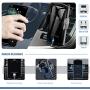 Wireless Charger Phone Mount, Automatic Clamping Charging Phone Holder Magnetic, Wireless Charger Pad for Car Compatible with iPhone,Samsung,Huawei,Nokia,LG,Universal Car Phone Mount(Black)