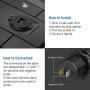Quick Charge 3.0 USB Charger Socket, ADSDIA 12V/24V 36W Aluminum Waterproof Dual QC3.0 Car Charger Power Adapter Outlet with LED Display for Car Boat Marine Motorcycle Scooter RV Golf Cart DIY Kit