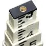 AdirPro 8 Fiberglass Rectangular Leveling Rods ft/10ths AdirPro 8 Fiberglass Rectangular Leveling Rods ft/10ths