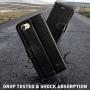 MONASAY iPhone 7 Wallet Case/iPhone 8 Wallet Case/iPhone SE 2020 Case,4.7-inch, [Glass Screen Protector Included] Flip Folio Leather Cell Phone Cover with Credit Card Holder for Apple iPhone 7/8/SE2
