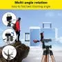 PEYOU Compatible for Ipad iPhone Tripod, 50 Inch Extendable Lightweight Aluminum Smartphone Camera Tablet Tripod Stand for Video + Wireless Remote + 2 in 1 Phone/Tablet Tripod Mount Holder PEYOU Compatible for Ipad iPhone Tripod, 50 Inch Extendable Lightweight Aluminum Smartphone Camera Tablet Tripod Stand for Video + Wireless Remote + 2 in 1 Phone/Tablet Tripod Mount Holder