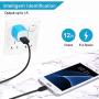 USB Wall Adapter, Charger Cubes, 5Pack 1A Travel Single Port Wall Charger Plug Charging Block Box Compatible iPhone X/XR/8/8 Plus/7/6S Plus, Samsung Galaxy S10e S10 S9 S8 Plus/S7/Note 10/9/8, LG G8 G7