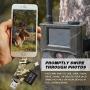 Trail Camera Viewer SD Card Reader - 4 in 1 SD and Micro SD Memory Card Reader to View Hunting Game Camera Photos or Videos on Smartphone, Camouflage