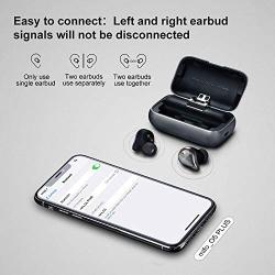 MIFO O5 Plus True Wireless Earbuds TWS, Bluetooth 5.0 Wireless Sport Headphones with 2600mAh Charging Case,CVC6.0 Deep Bass Wireless Earphones Bulit-in Mic Headset, One-Step Pairing